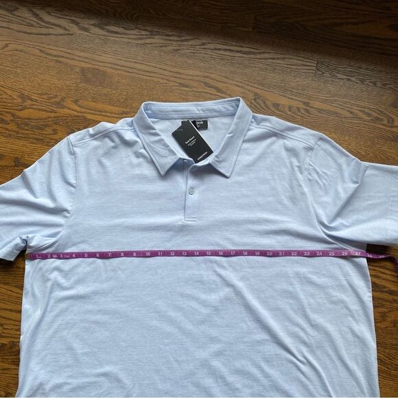 Nordstrom tech smart xxxl polo blue skinny feeder stripe new with tag nwt - Picture 11 of 12